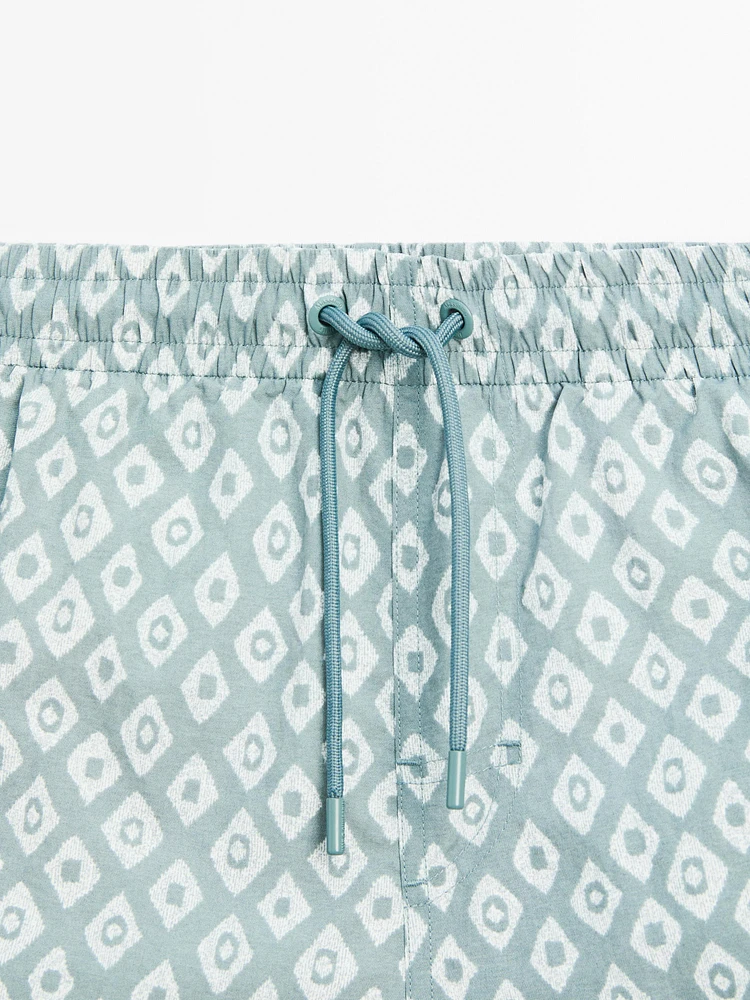 Short de bain imprimé