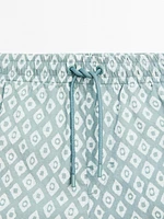 Short de bain imprimé