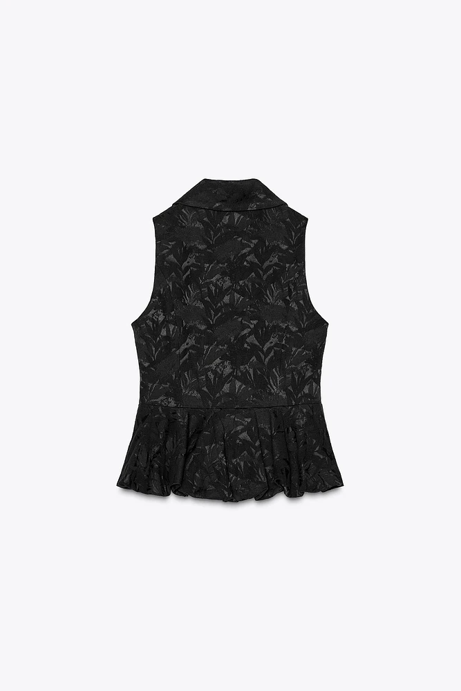 GILET JACQUARD GLOBO