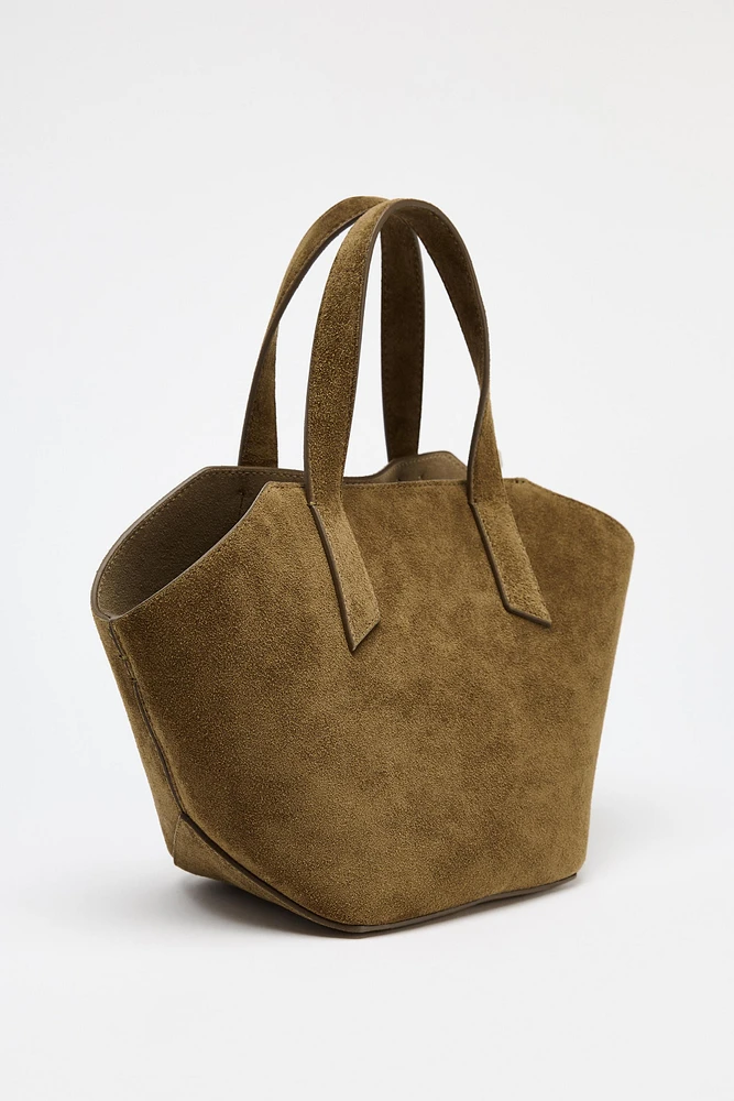 SUEDE MINI SHOPPER