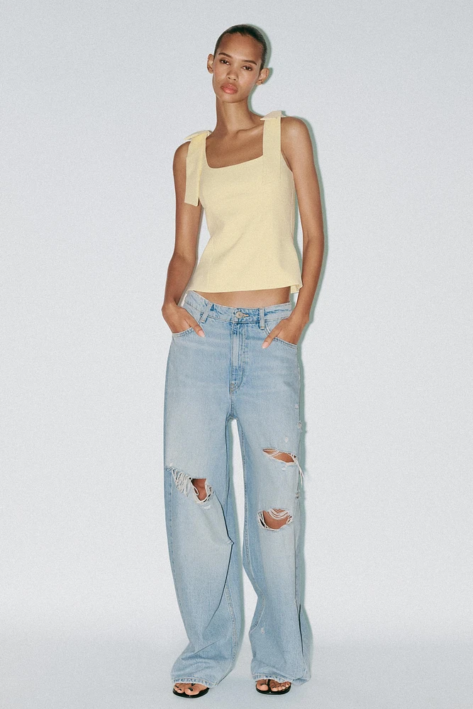 TOP ÉLASTIQUE LACETS