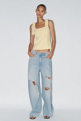 TOP ÉLASTIQUE LACETS
