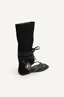 SANDALES HAUTES EN CUIR ÉDITION LIMITÉE