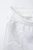 PLUSH VARSITY BERMUDA SHORTS