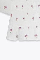 TOP À IMPRIMÉ FLORAL