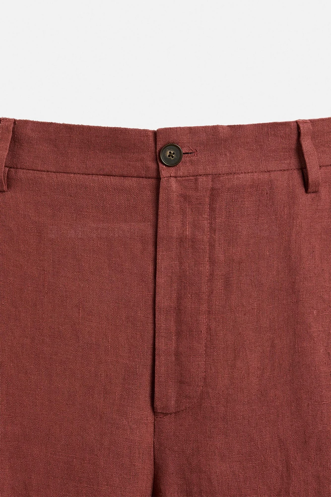 100% LINEN SUIT PANTS