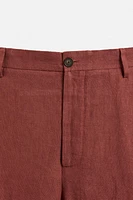 100% LINEN SUIT PANTS