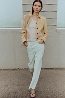Z1975 STRAIGHT HIGH-WAISTED CROSSOVER JEANS