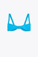 DOUBLE BRAIDED STRAP BIKINI TOP