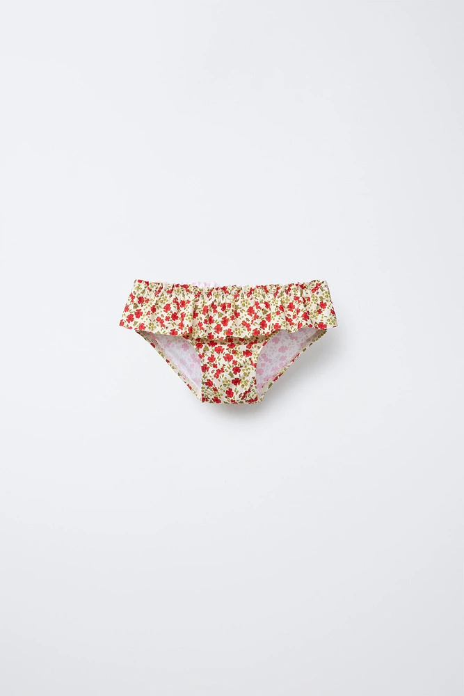 1-6 YEARS/ FLORAL PANTIES