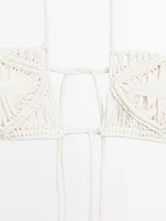 Ensemble bikini macramé
