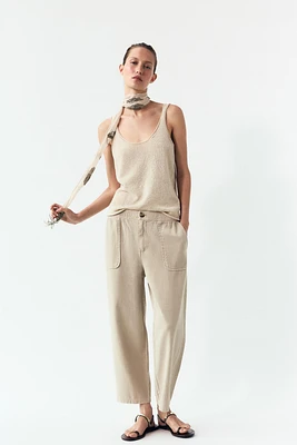 PANTALON TAILLE ÉLASTIQUE