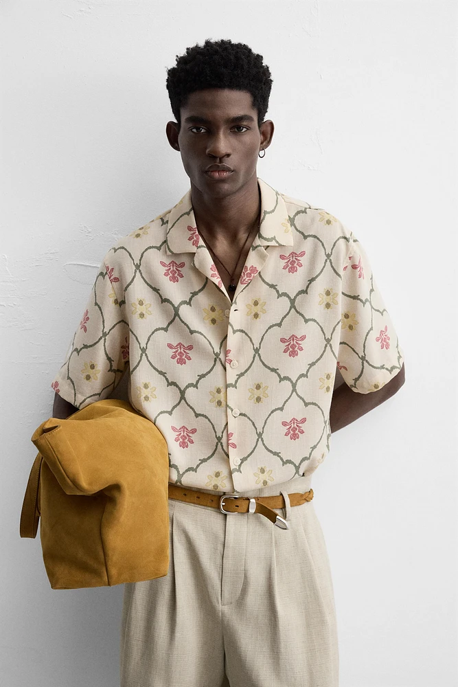 CHEMISE À IMPRIMÉ LOSANGES