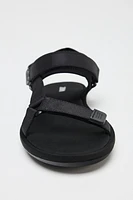 SANDALS WITH ADHESIVE STRAPS