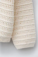 OPEN KNIT SWEATER