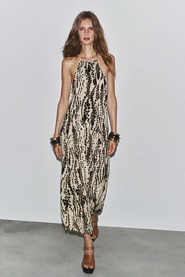 ROBE HALTER ESTAMPÉE ZW COLLECTION