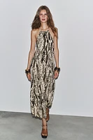 ROBE HALTER ESTAMPÉE ZW COLLECTION