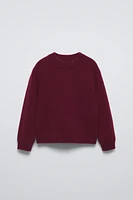 100% CASHMERE KNIT SWEATER