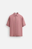 SEERSUCKER PLAID SHIRT