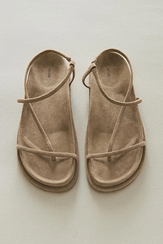 SANDALES CUIR BRIDES