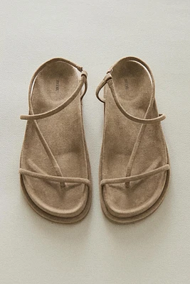 SANDALES CUIR BRIDES