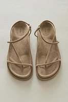 SANDALES CUIR BRIDES