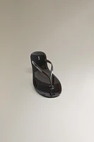 FLAT JELLY SANDALS