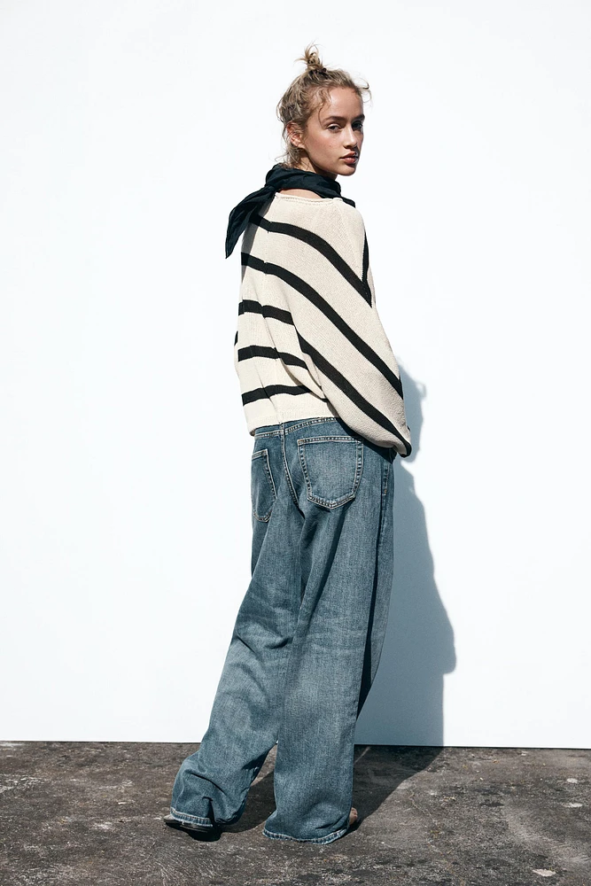 STRIPED KNIT SWEATER