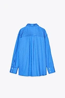 ZW COLLECTION OVERSIZED STRIPED SHIRT