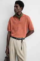 POLO EN MAILLE CONTRASTE