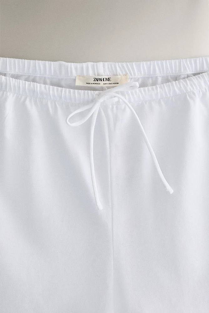 LACE COTTON SHORTS