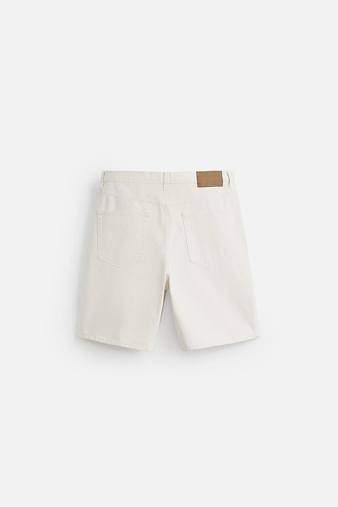 BERMUDA DENIM STRAIGHT FIT