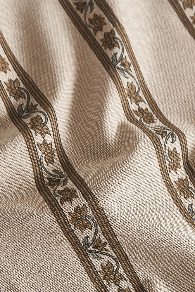 FLORAL PRINT NAPKINS WITH BORDERS (SET OF 2)