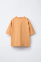 T-SHIRT EFFET DÉLAVÉ À POCHE