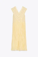 ROBE PLISSÉE BRODÉE ZW COLLECTION