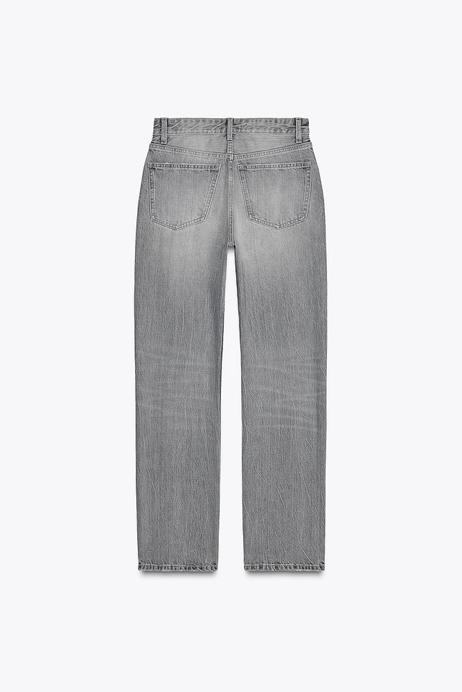 TRF MID-RISE STRAIGHT LEG JEANS