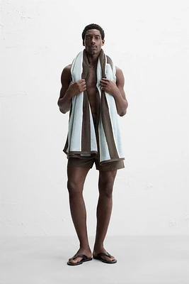 SERVIETTE DE PLAGE RAYURES