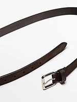 Ceinture cuir nubuck