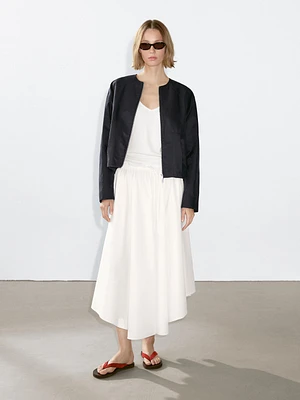 Veste bomber en coton mélangé