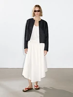 Veste bomber en coton mélangé