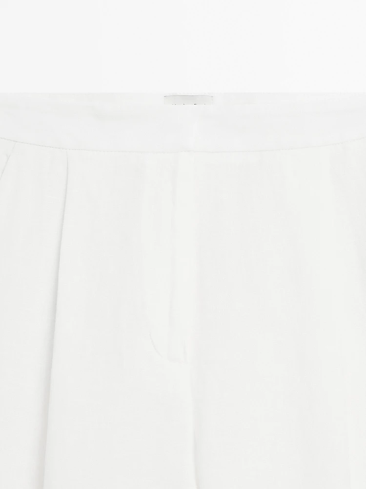 Pantalon droit fluide à pince - Limited Edition