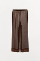 FLOWY LACE PANTS