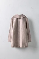 AGES -/ LIMITED EDITION 100% LINEN TRENCH COAT