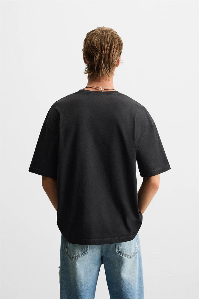 T-SHIRT DÉLAVÉ IMPRIM