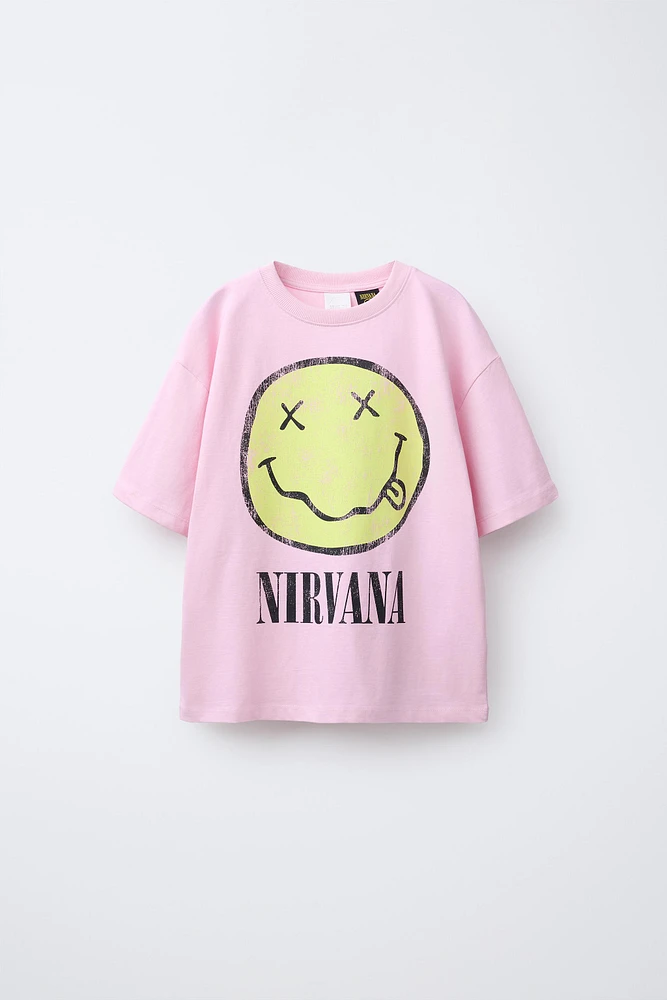 T-SHIRT IMPRIMÉ NIRVANA ®