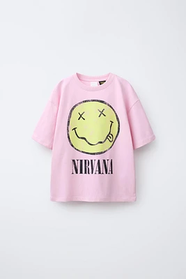 T-SHIRT IMPRIMÉ NIRVANA ®