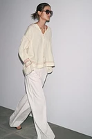 ZW COLLECTION EMBROIDERED SHIRT