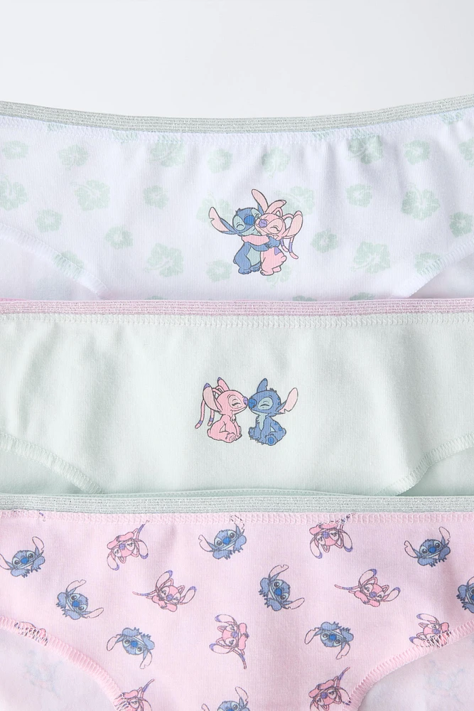 AGES 6-14 / THREE-PACK OF LILO & STITCH © DISNEY UNDERWEAR