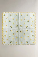 LOT SERVIETTES DE TABLE PAPIER CITRONS (LOT DE 20)