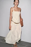 ZW COLLECTION PATCHWORK EMBROIDERED DRESS